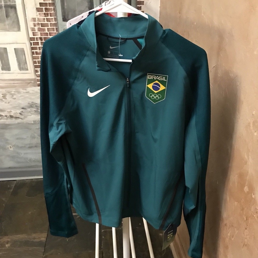 Nike Men's Flex Olympic Team Brasil Running Jacket